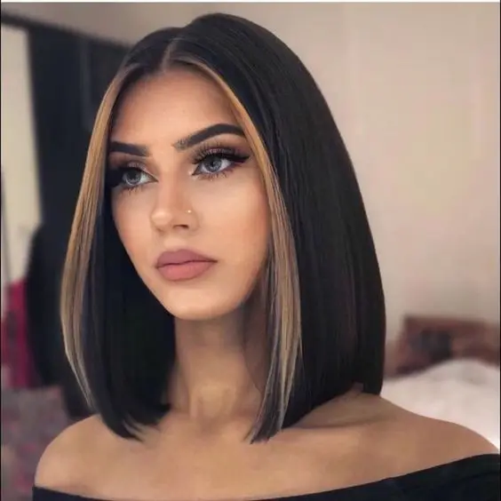 HD lace frontal wig for black women wholesale bone straight peruvian double drawn bob wigs glueless short bob human hair wigs