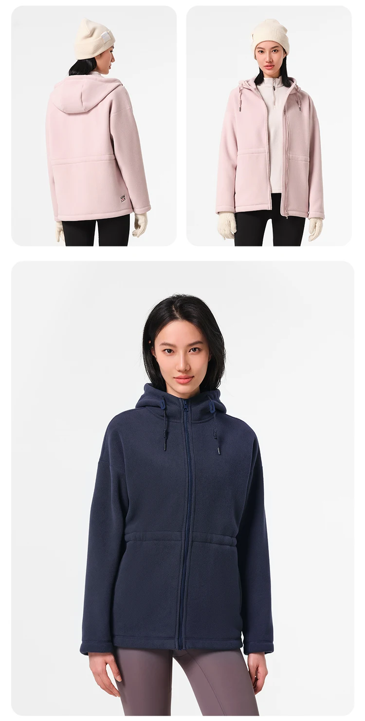 Men Women Winter Fleece Outdoor Sports Thermal Windbreaker hooded sports hoodies warm fleece jacket