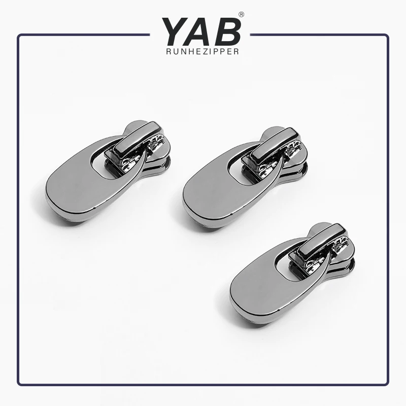 YAB Wholesale China Import Injection Molding Decorative Garment Metal Zipper