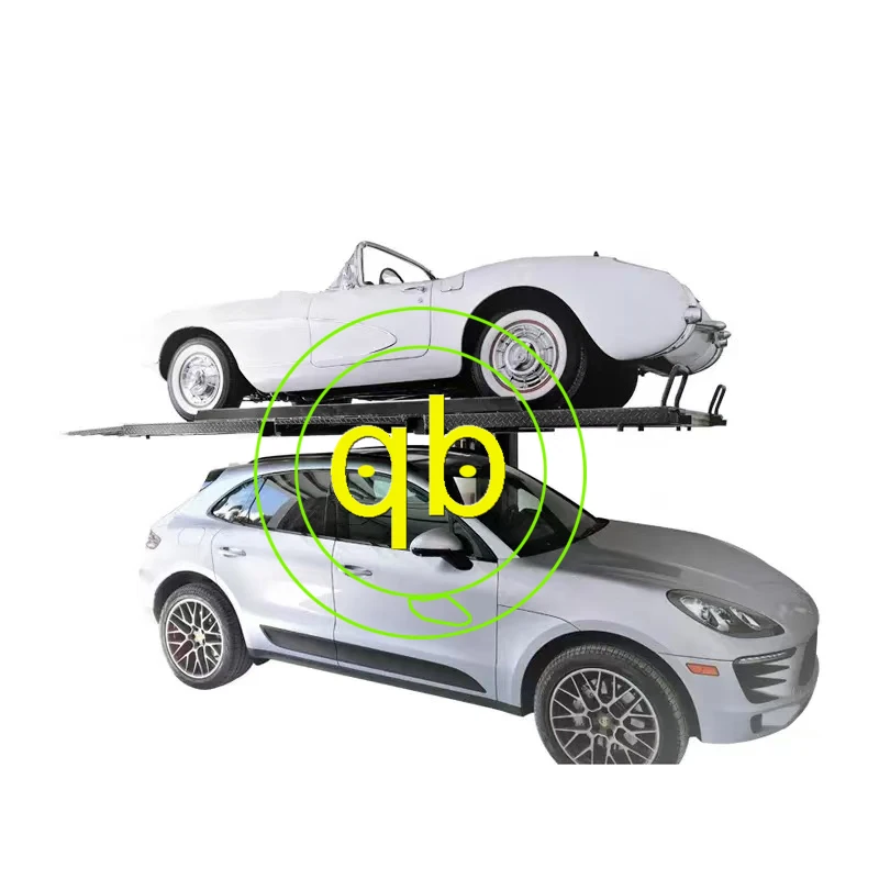 Single Post two Column Car Parking Lift System One Pole Stacker For Vehicle Hydraulic Mechanical Indoor Home Garage Equipment