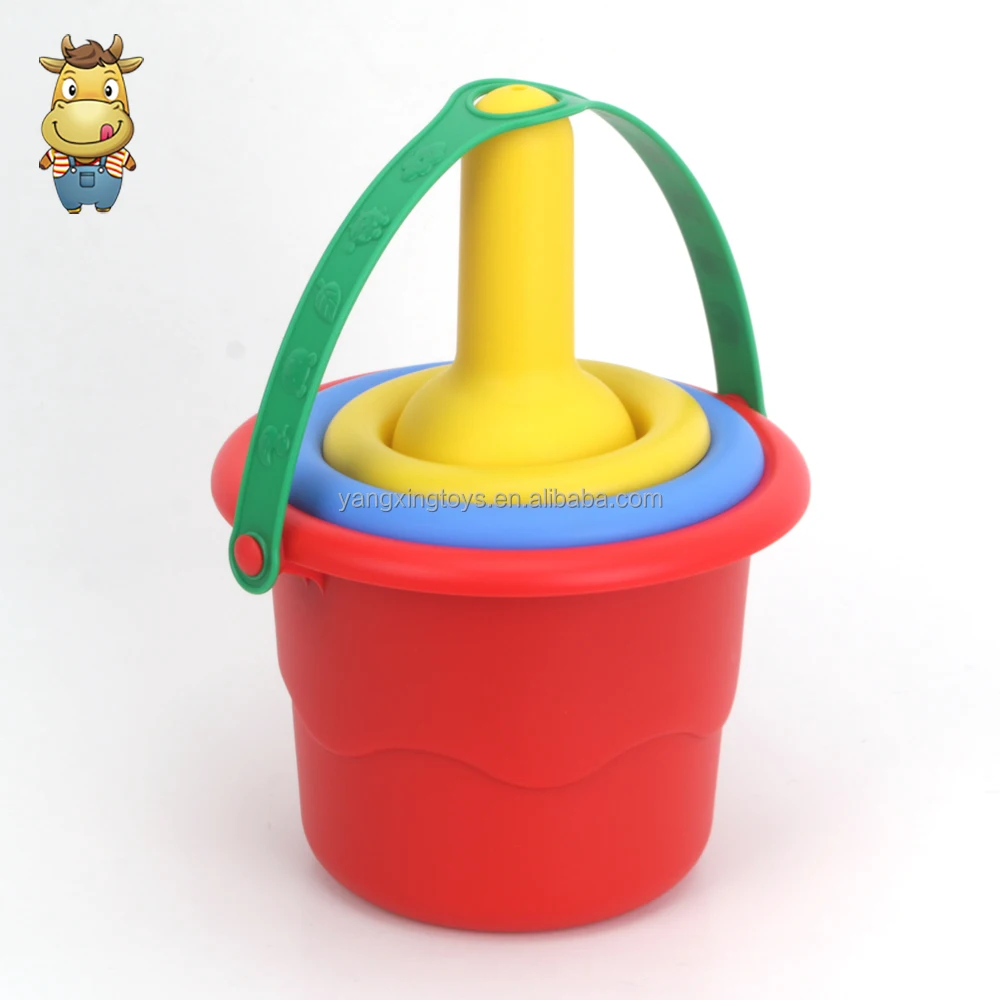 2024 New  Beach Sand Water Snow Toy Kids Outdoor Customize Bucket Shovel Sand Mold Summer Winter plastic