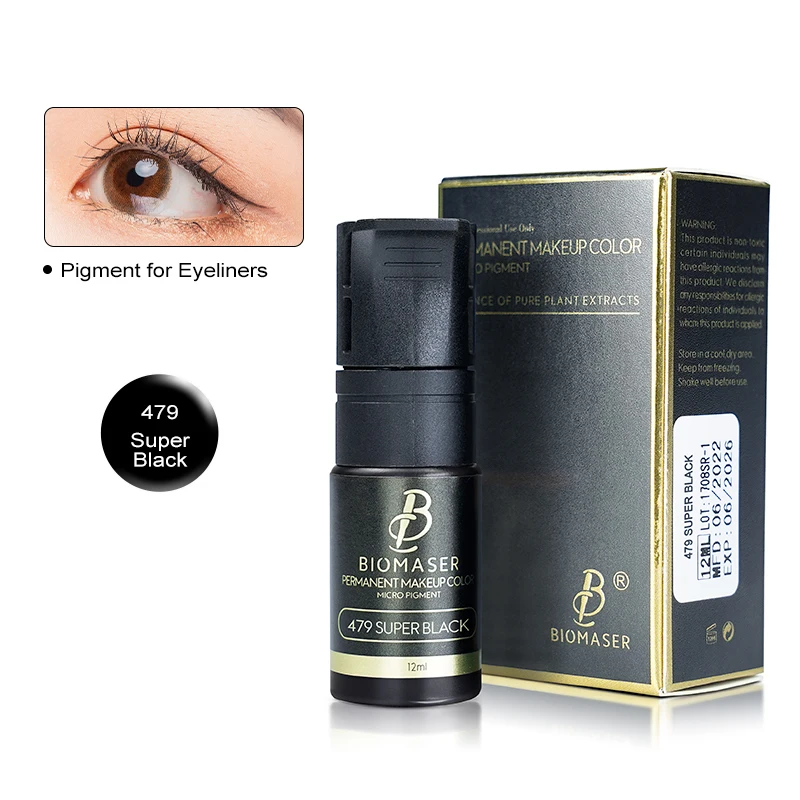 Biomaser permanent makeup pigment mircopigment for machine and micro blading Pigmentos De Maquillaje Permanente