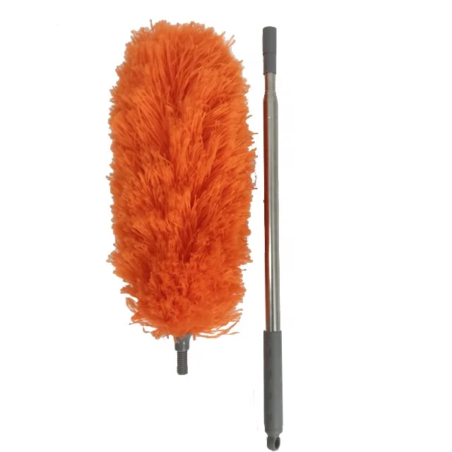 Portable extendable telescopic and bendable microfiber Chenille duster