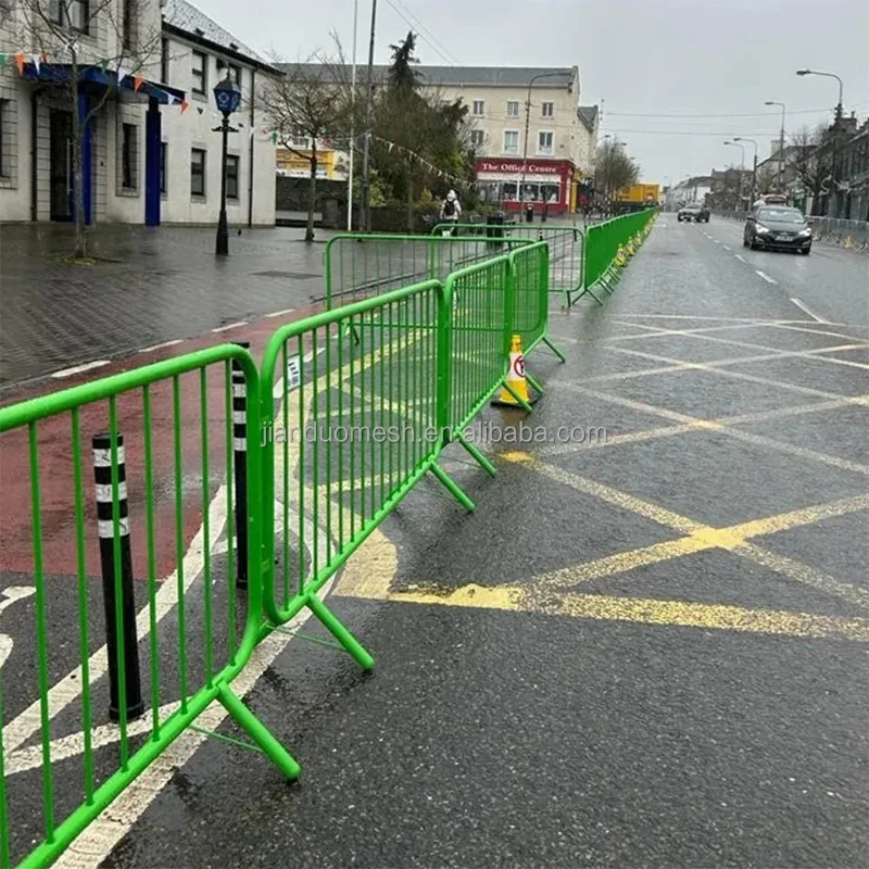 cross feet bridge foot crowd control barrier