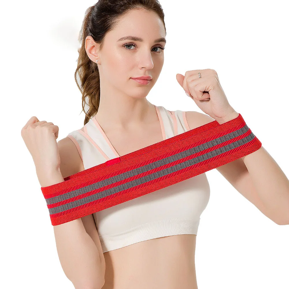 
Hipband polyester cotton resistance belt fitness squat yoga buttocks tilting buttocks lifting training tension elastic belt 