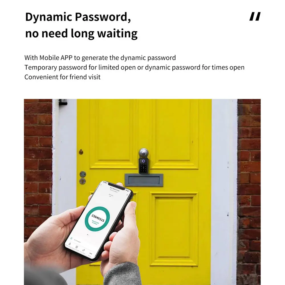Zemismart наружная Водонепроницаемая Bluetooth смарт-ключевая коробка настенный ключ безопасный сканер отпечатков пальцев карты пароль разблокировка умная жизнь дома