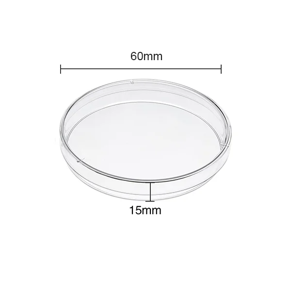 Disposable 90*15mm Lab Sterile Plastic Petri Dish