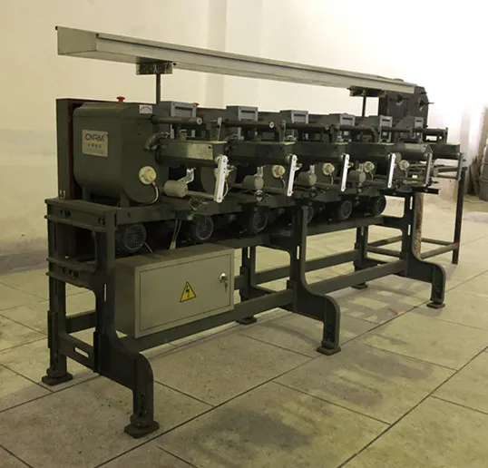 Leading quality cone thread winding type pp polyester cotton sewing thread rewinding machine for sale