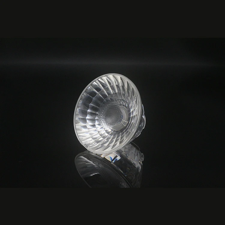 
Manufacturer 58MM PMMA PC Plastic Optical LED Lens Indoor Retail Led Lenses Down Light Spot Light Track light lens TIR LED Lens 