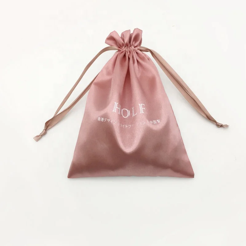 Recyclable New Fashion Silk Dust Sunglasses Pouch Bag For Wigs  Drawstring Pouch For Clothing Skin Care