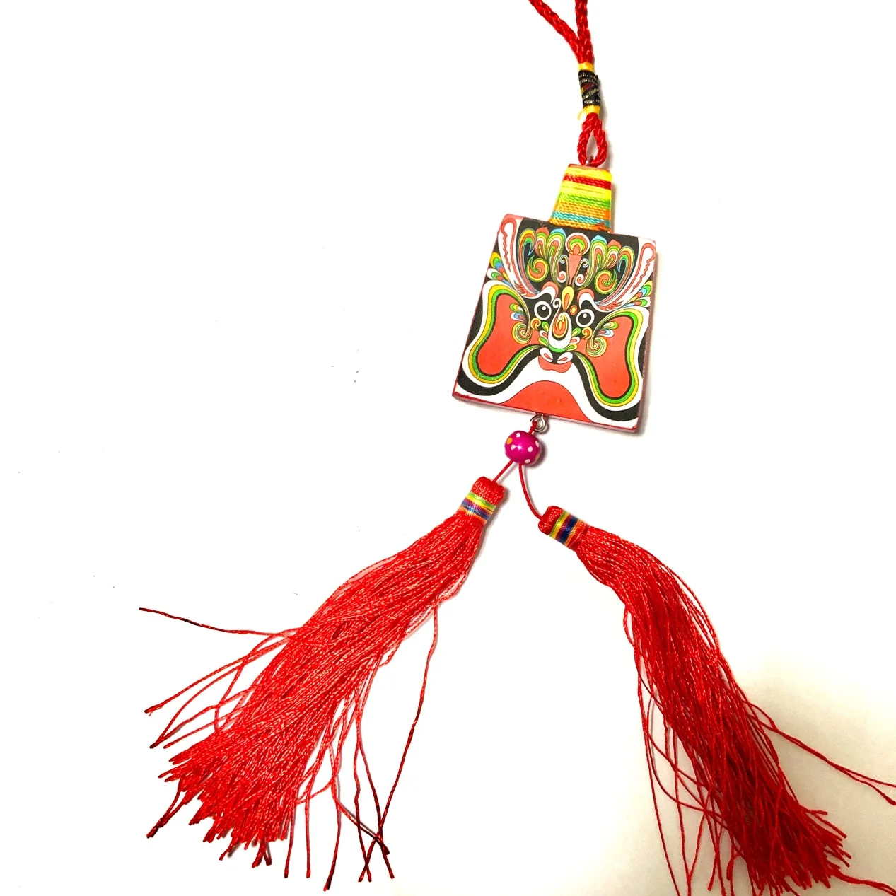 
Town house blessing gift/Pendant/Repair God Knows/Facial She Huo Card -- Golden Hair Roar (small double-faced) 