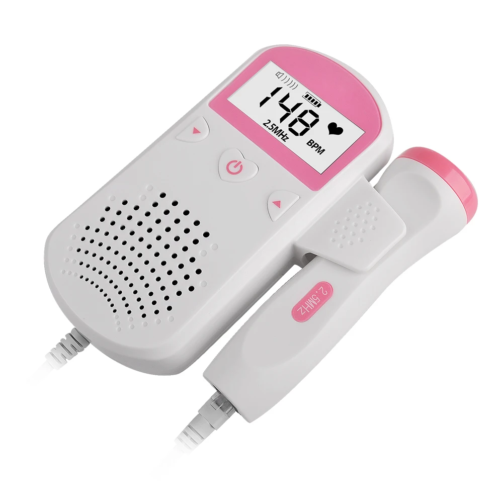 
2.50MHZ cheap price home used ultrasound machine portable Baby Health monitor Doppler Fetal 