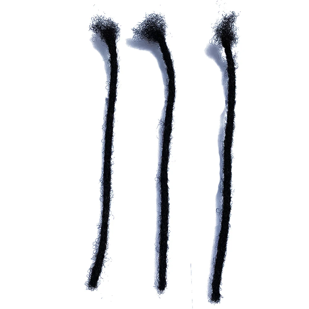 Оптовая цена человеческие волосы систеры дреды для наращивания полностью ручная работа (ширина 0 4 см) 100%