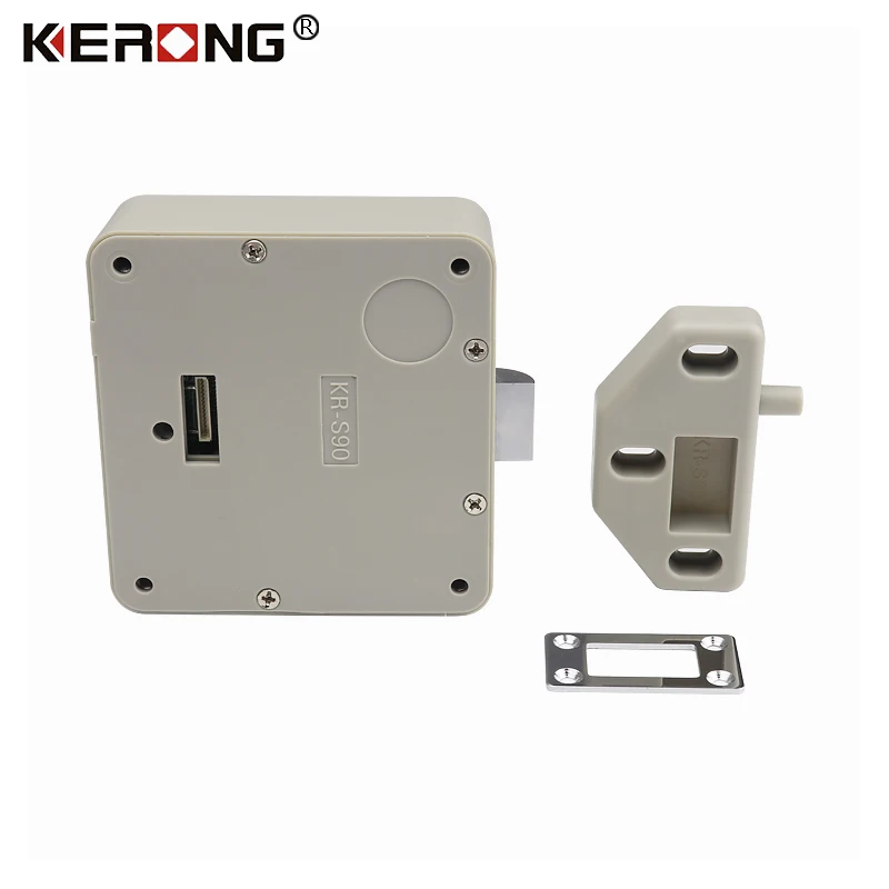KERONG Invis Wifi Electronic Motor Driven Smart RFID Card Reader Cabinet Lock with Phone BT APP Remote Control