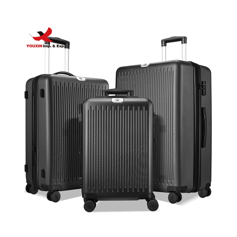 Hot Sell Travel Suitcase 3 piece trolley Luggage set Luggage Pc carry-on large capacity luggage with wheels