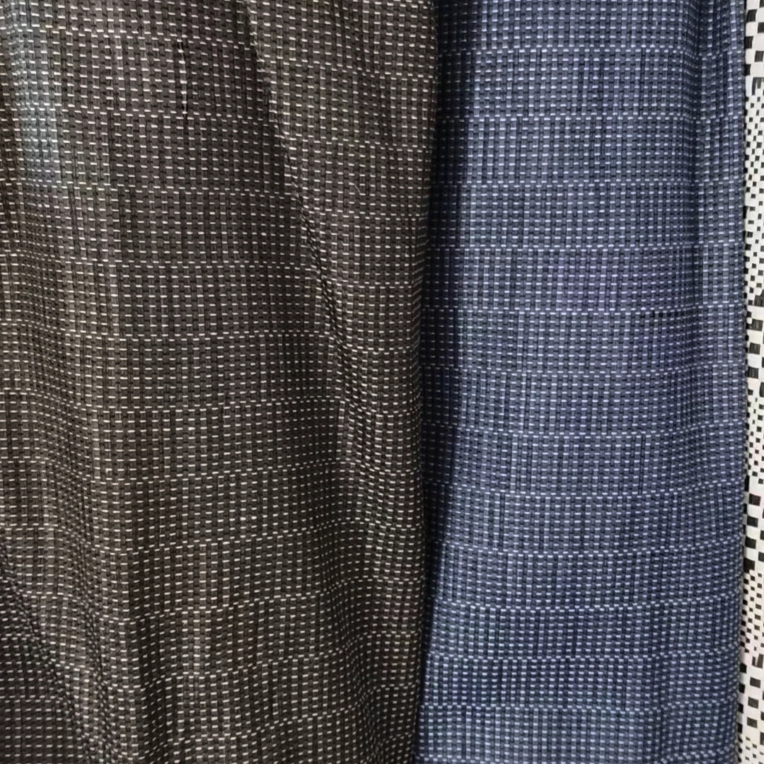 household bag basket weave sewing fabrics mat woven plain knit cloth handwoven paper straw raffia curtain textile fabric