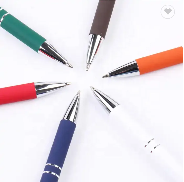 Fast Delivery Support Small Batch Order Classic Ballpoint Pen Ultra low Price Limited Supply Of Aluminum Rod Metal Office Pen