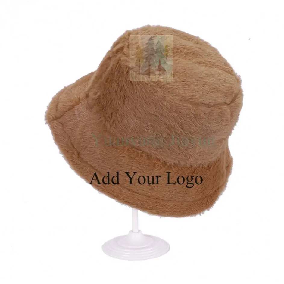 Luxury Wholesale  Blank Custom Embroidery Logo Rubber Patch Men Women Nylon Satin Lined Bucket Hat Bulk