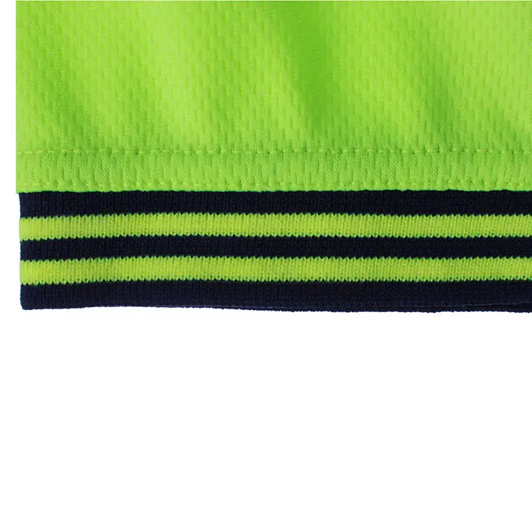 OEM Polyester Construction Work Shirt Short Sleeve Bird Eye High Visibility Quick Dry Breathable Polo Shirts Security Polo Shirt