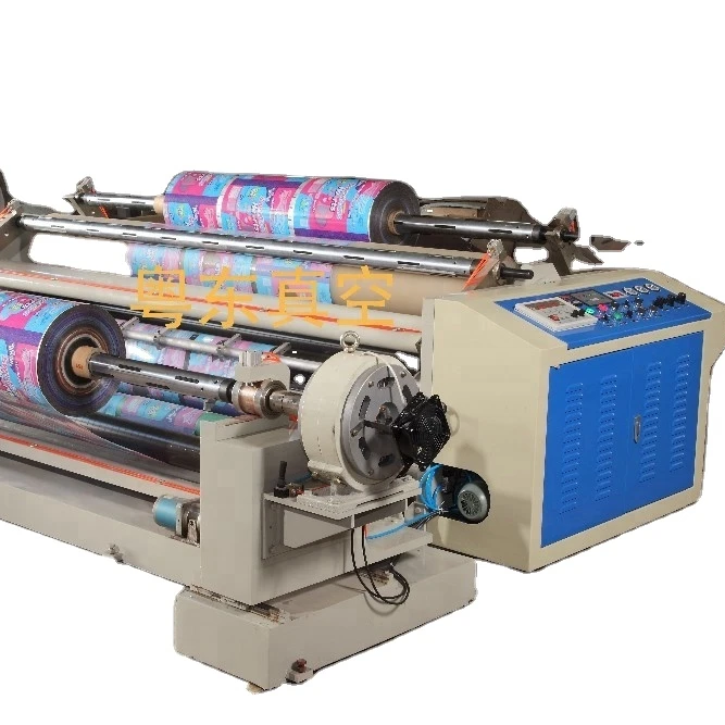 
slitting and rewinding machine for LDPE film from 6 microns to 60 microns 