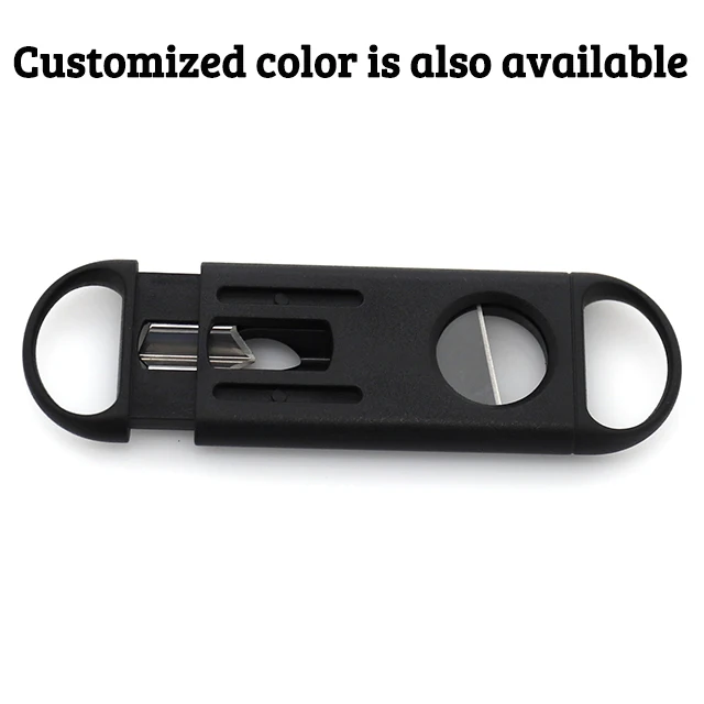 custom logo black cutters accessories private label v cut perfecto scissors cigar cutter for ladies