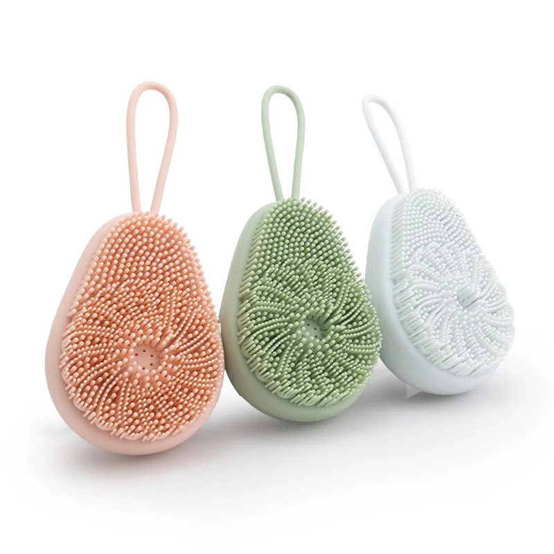 New product bath brush home soft silicone glue Bathing brush adults and children commonly rubbing bath artifacts