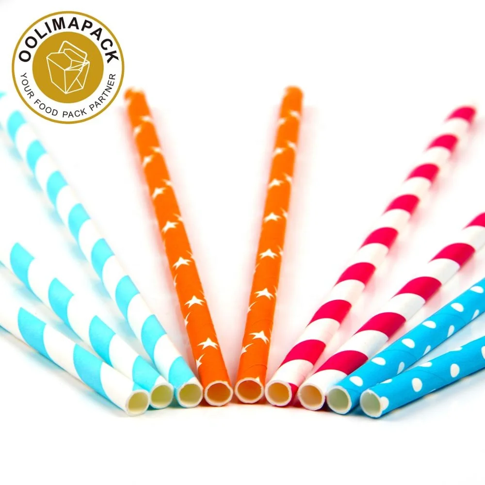drinking straw wrap paper
