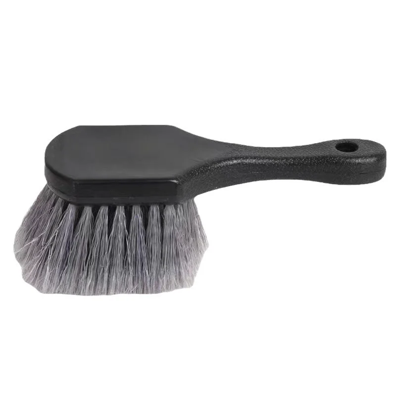 Customized Car Wheel hub brush Detail Wash Cleaning Brush With Plastic Handle