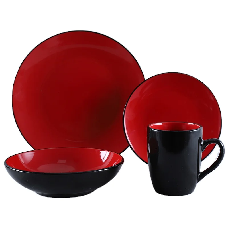 Oem шикарный домашний декор в скандинавском стиле, Европейский Обеденный Сервиз черной пятницы, набор глазури, белая фарфоровая посуда