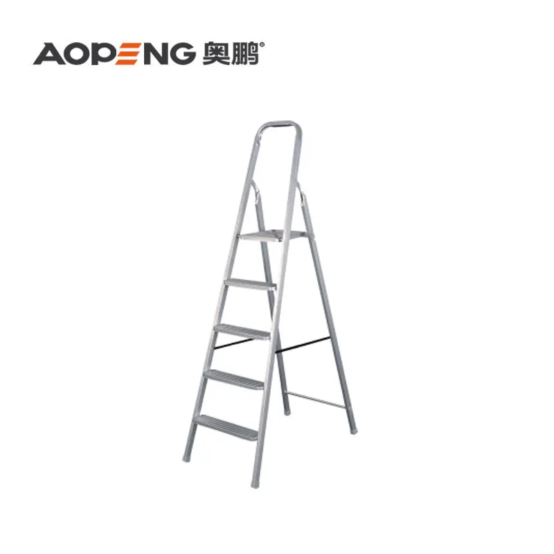 Aopeng Safety and lightweight 8 narrow step steel folding ladder