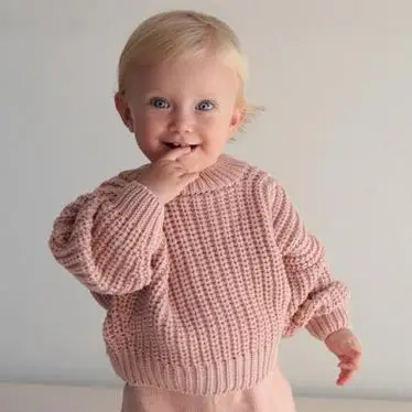 
lyc-4179 Winter Toddler Kids boys Clothes Baby Girl Pullover Cotton Children Knited Solid Long Sleeves Tops Sweater Outwears 