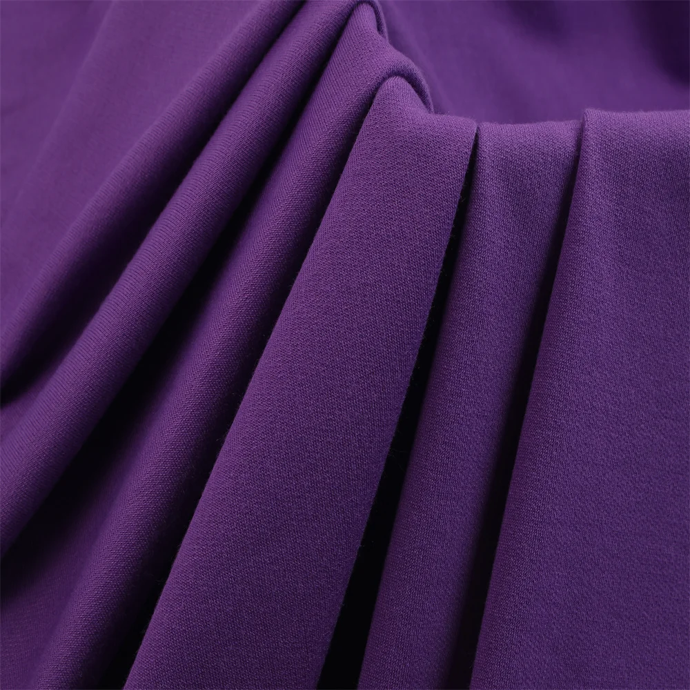 W230 Custom Breathable T-shirt Fabrics Sweater Sport French Terry Fabric 120 Colors 100%polyester Fabric