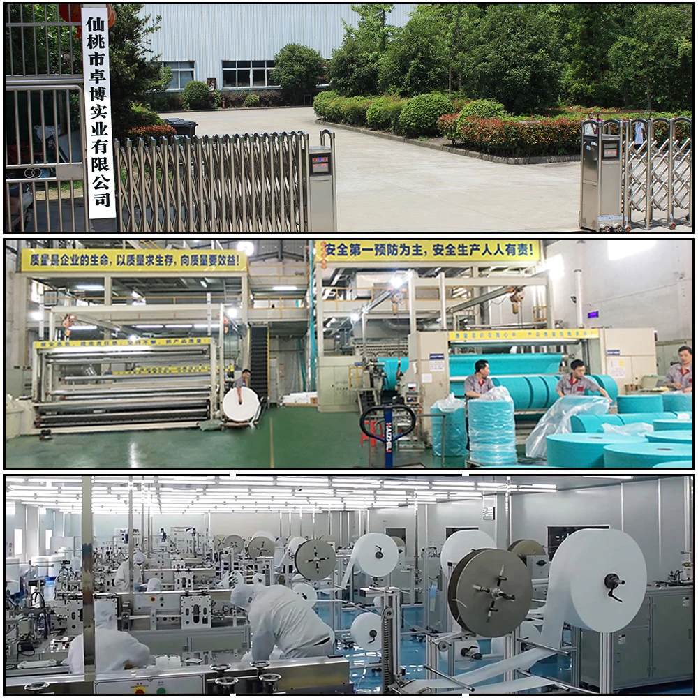 Facemask Surgical Cubrebocas Medical Disposable Mask in Stock Non-woven Earloop 3 Ply Customized Hubei Ultrasonic SGS 3 Years