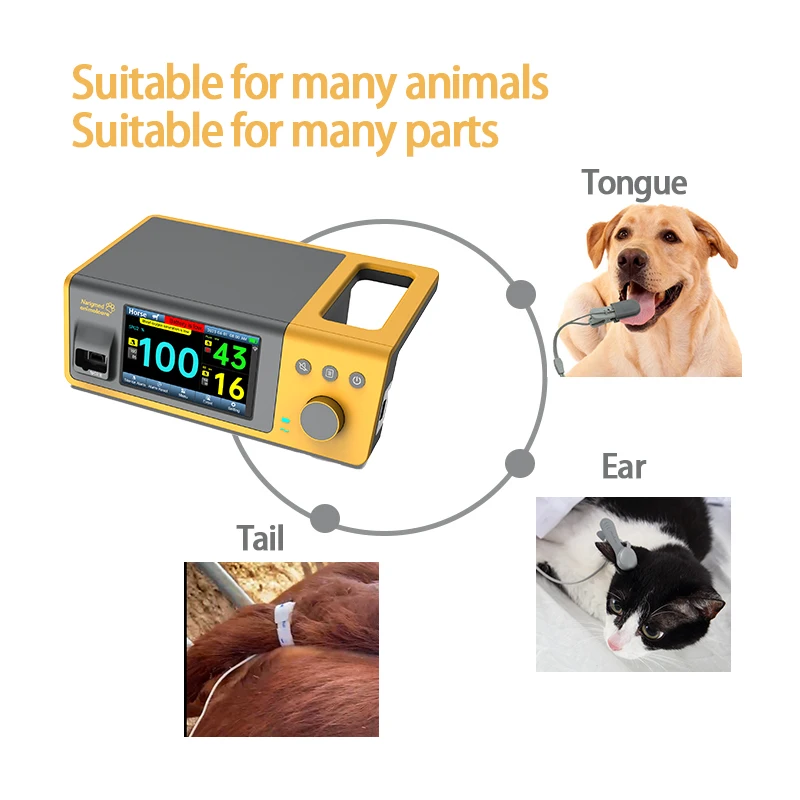 Veterinary  Monitor Vital Sign Monitor animal used monitoring system