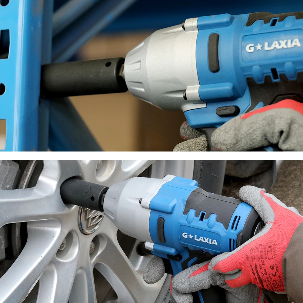 Impact Power Wrench GALAXIA 20V Cordless Brushless 600N.m mode 4-speed variable speed  lithium-lon LED light Impact Wrench