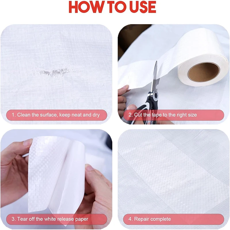 Woven Fabric Repair Non-Woven Patch Adhesive Braided Tape for Woven Bag Repair