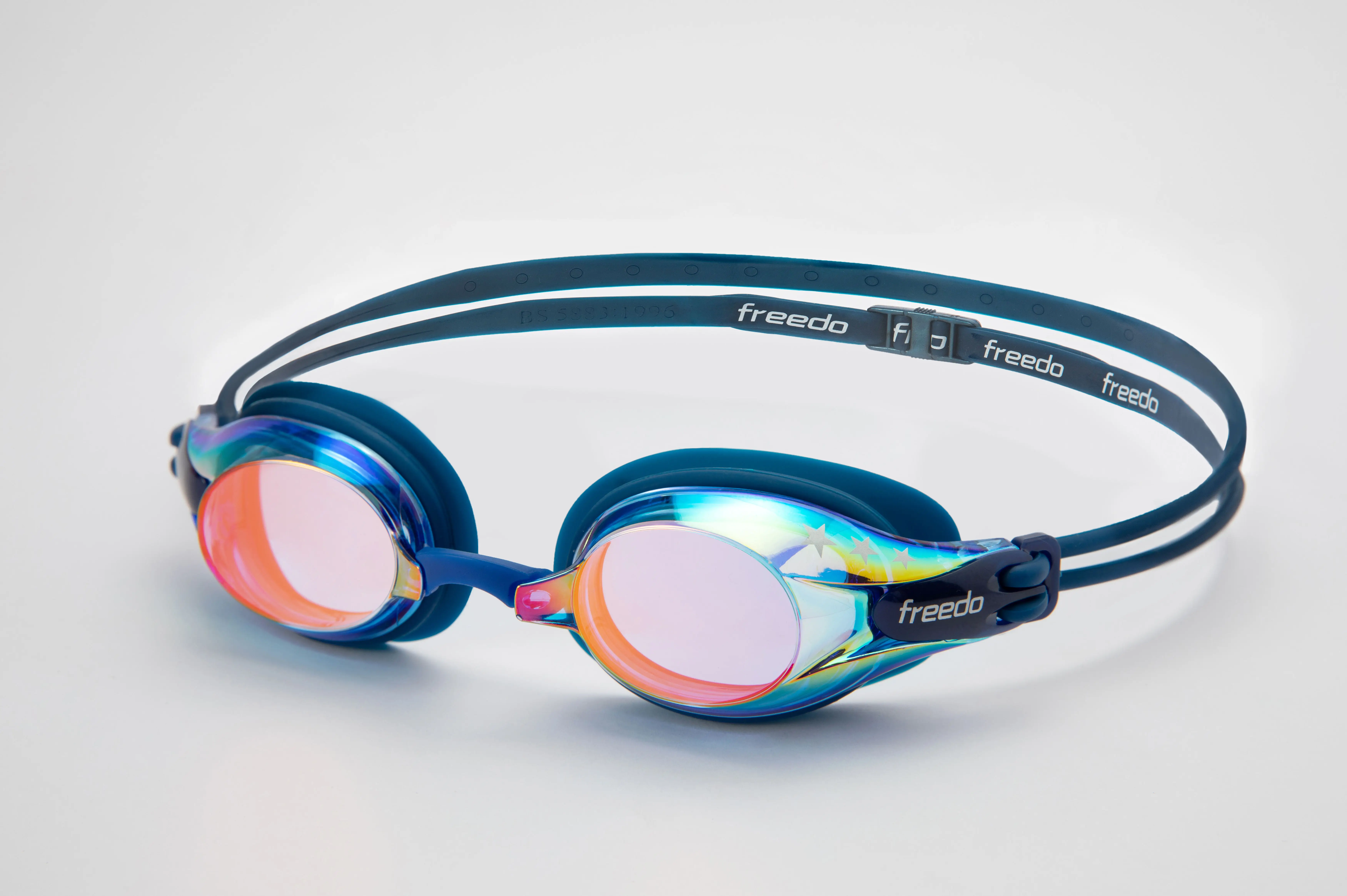 3-Pack  Anti-fog UV-protection Mirrored Coating Racing Training wholesale Swimming Goggles