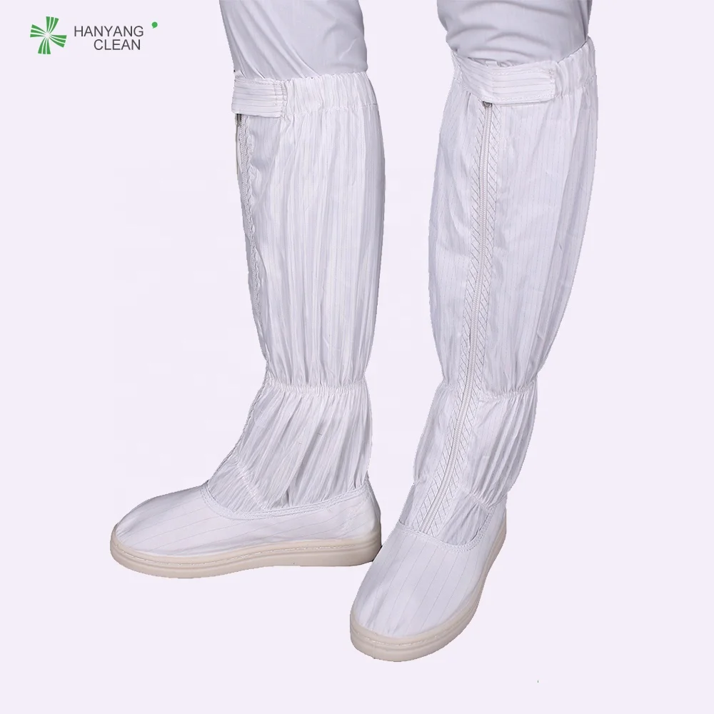Cleanroom unisex gender PVC sterile autoclavable sole esd antistatic boot