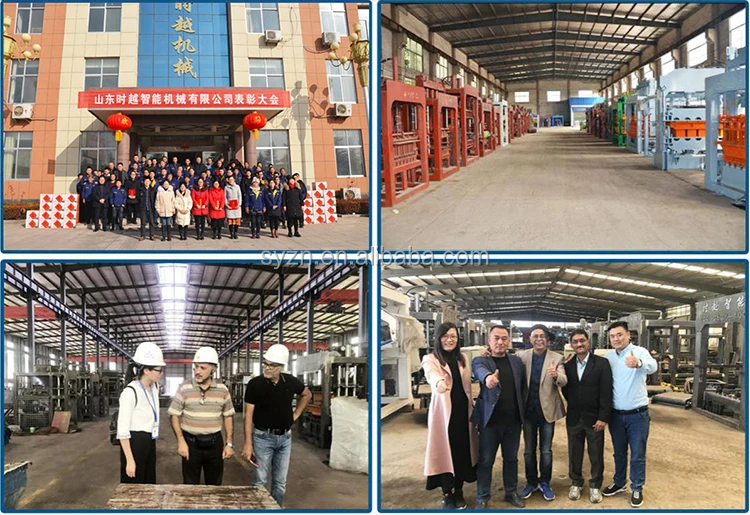 Chinese Manufacturer QT4-15 Fully Automatic Concrete Hollow Block Making Machine in Philippines