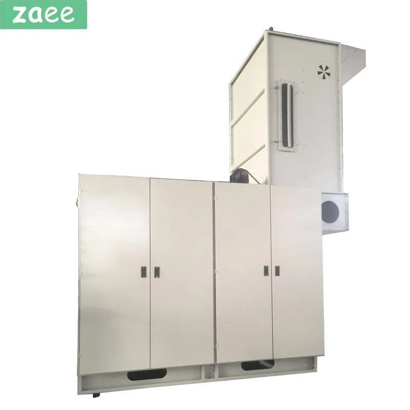 Hopper and feeder nonwoven fabric machine