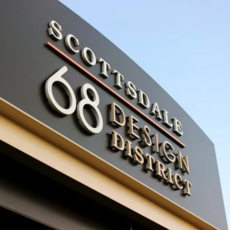 Stainless SteelXizheng  Floating House Number, Metal Modern House Numbers, Garden Door Mailbox Number Sign Coated Glossy Black