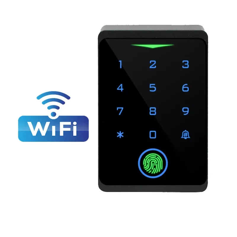 Tuya Smart RFID Keypad Door Entry Access Controller, Biometric Fingerprint Access Control with Wiegand