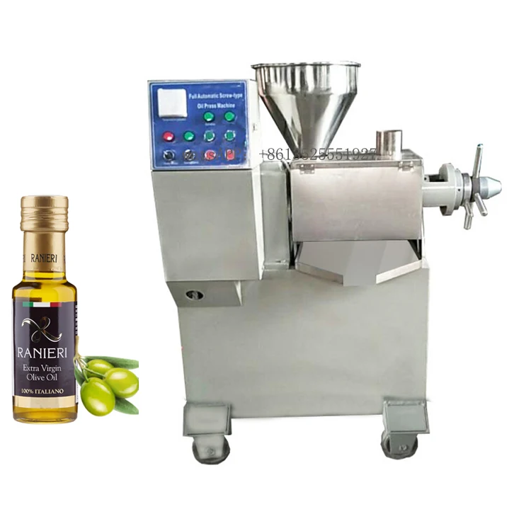 Automatic small cold press olive/avocado/shea nut oil extraction machine