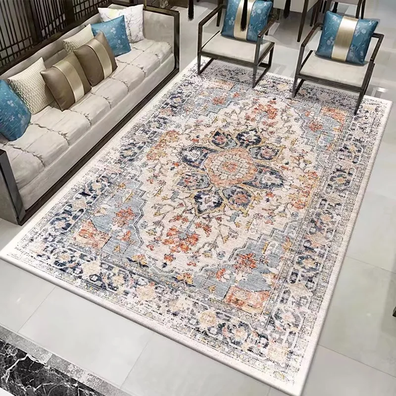 Wholesale 5x7 Non-Slip Backing Washable Rugs Boho Area Rugs for Living Room Bedroom