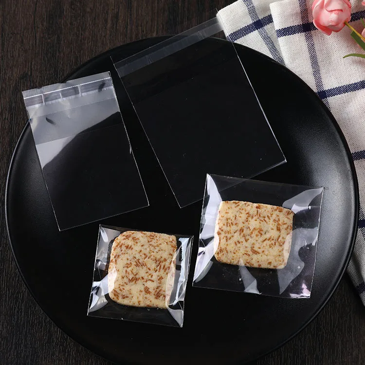 Custom Printed Clear Plastic Cookie Bag