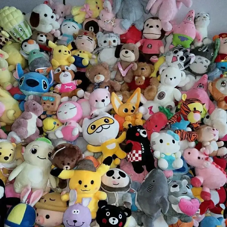 Factory Mini 25-32cm Crane machine Plush Keychains Toys claw Vending Machine Doll stuffed Animal Plush Pendant Toy