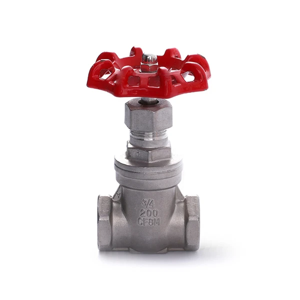 China Factory DN15 1/2' Handle Wheel Stainless Steel Gate Valve