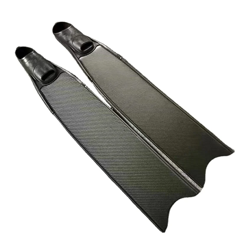 carbon fiber freediving long fins with footpocket ready to ship