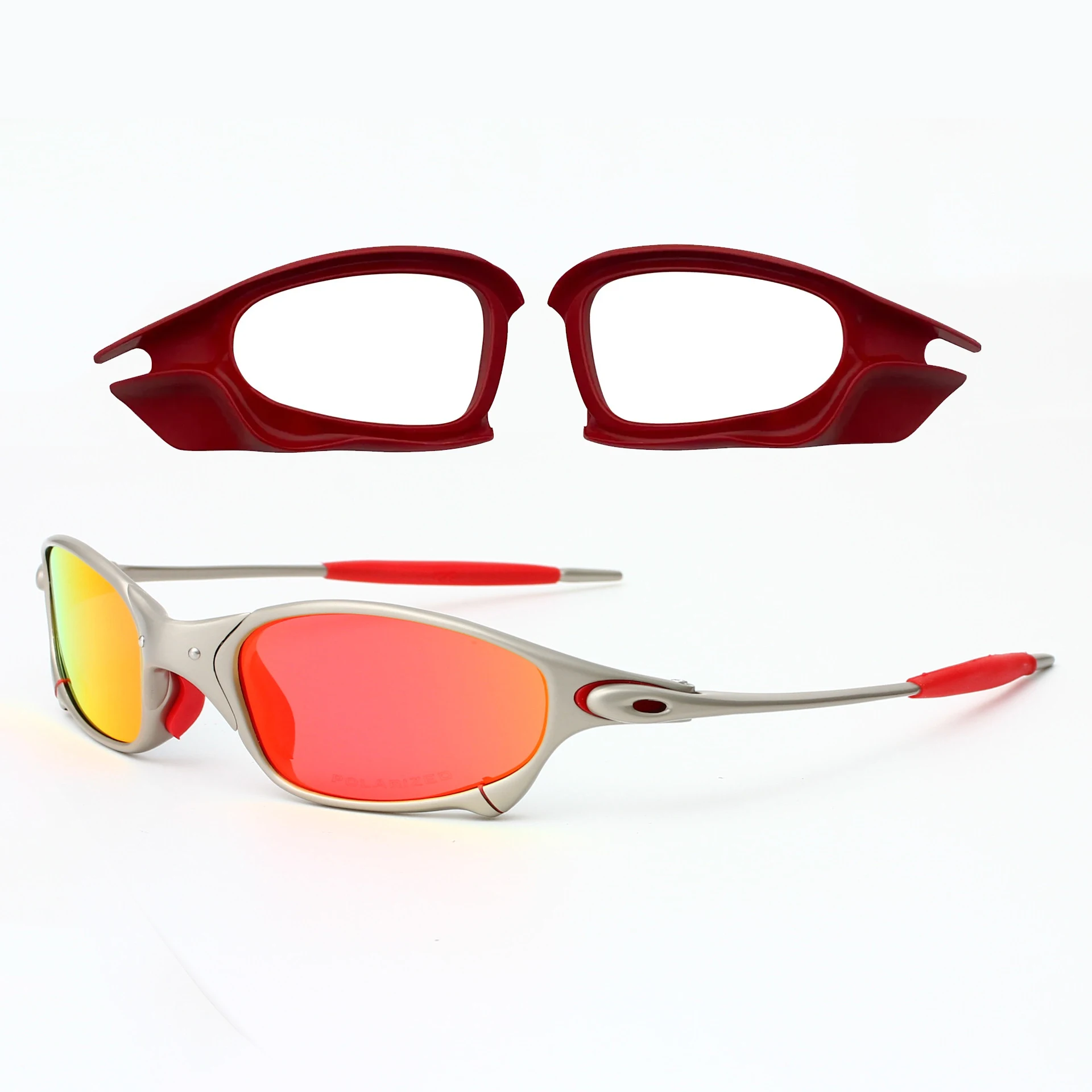 Top Quality silicone Replacement Frame Pads Windshield Rubber Piece for Juliet X Metal Sunglasses