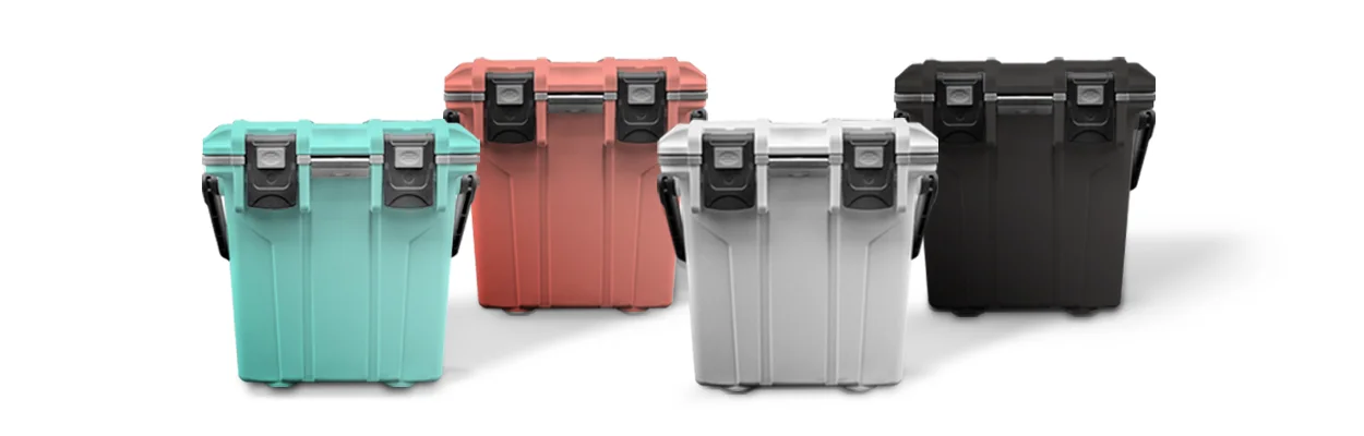 20L kayak ice chest chilly bin hunting and fishing rolling ice chest White portable lockable cooler box to keep drink cool chill